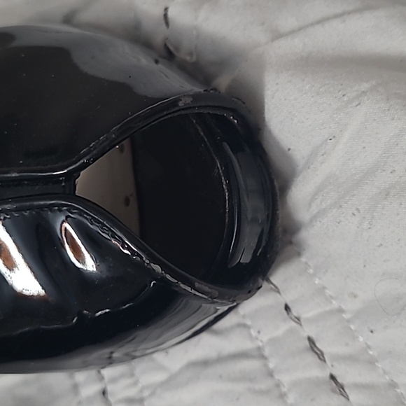 Marc Jacobs Size 8/  3.5” peep toe leather wedges sandle - Picture 3 of 13